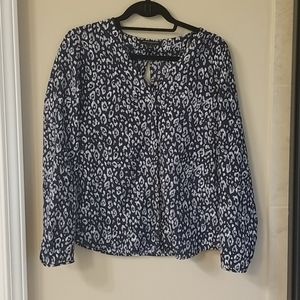 Banana Republic cross over back blouse S